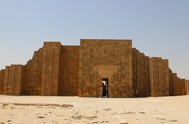 Saqara Pyramid, Photo courtesy of Ministry of Antiquities and Tourism Saqara Pyramid, Photo courtesy of Ministry of Antiquities and Tourism