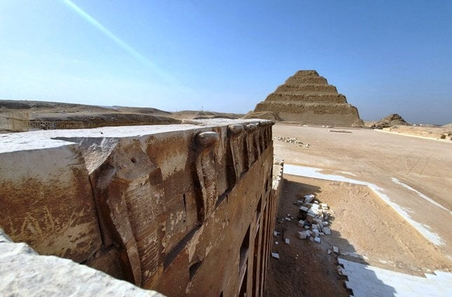 Saqara Pyramid, photo courtesy of Ministry of Antiquities and Tourism