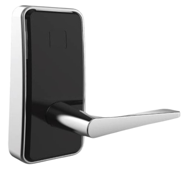 Electronic door handle lock for secure property access control