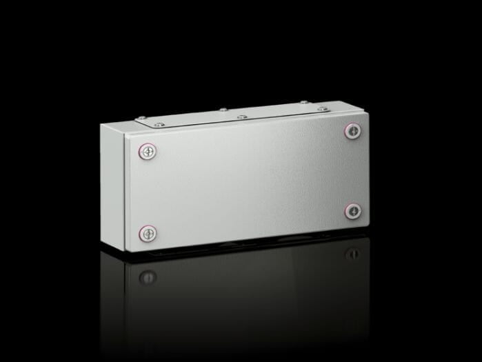 Caja de bornes KX, chapa de acero, con placa entrada de cables Caja de bornes KX, chapa de acero, con placa entrada de cables