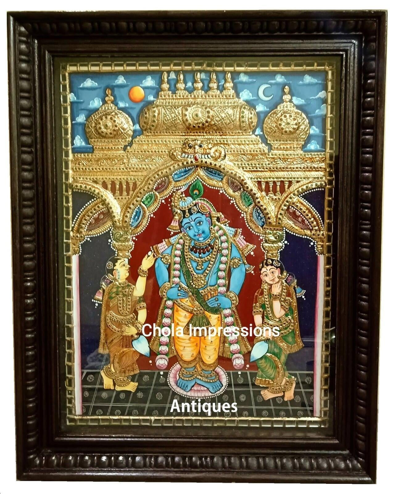 Krishna Tanjore Painting Krishna Tanjore Painting
