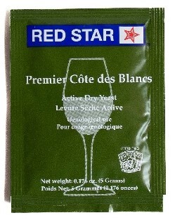 Cotes des Blancs Yeast Packet