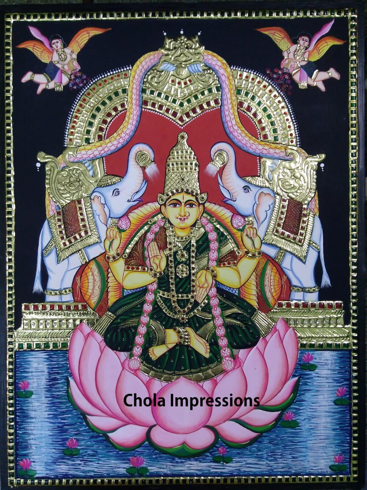 Lakshmi Tanjore Painting Lakshmi Tanjore Painting
