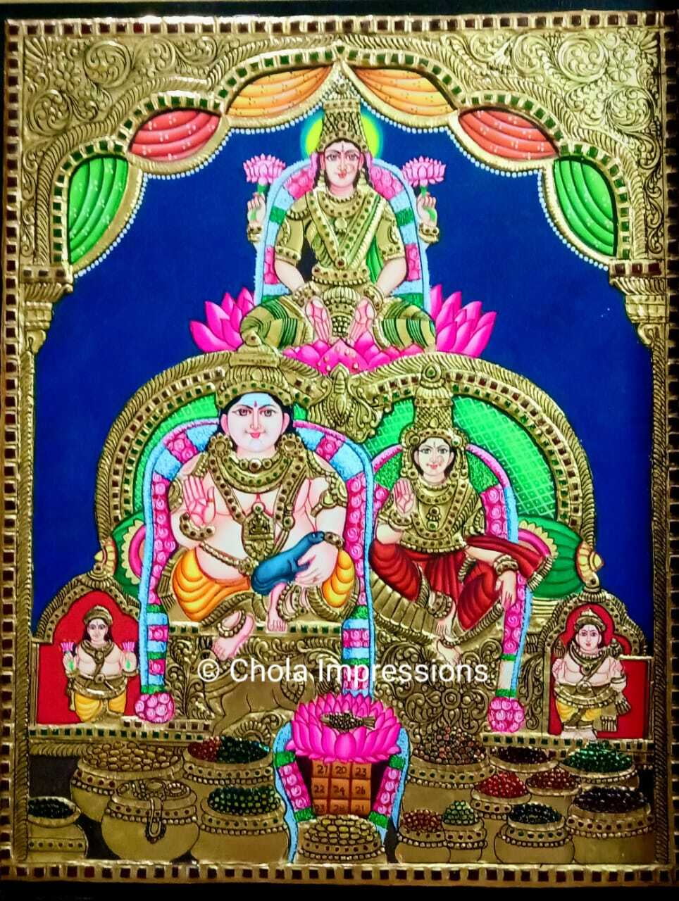 Lakshmi Tanjore Painting Lakshmi Tanjore Painting