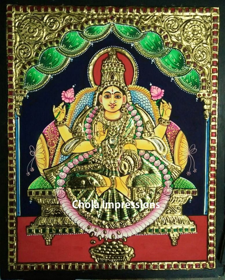 Lakshmi Tanjore Painting Lakshmi Tanjore Painting