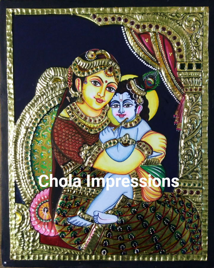 Krishna Tanjore Painting Krishna Tanjore Painting