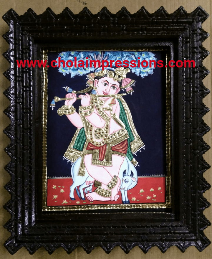 Krishna Tanjore Painting Krishna Tanjore Painting