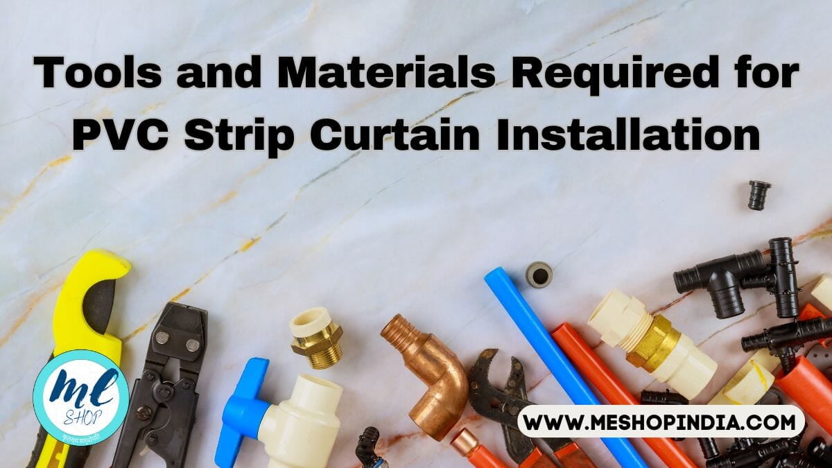 PVC Strip Curtain Installation  PVC Strip Curtain Installation