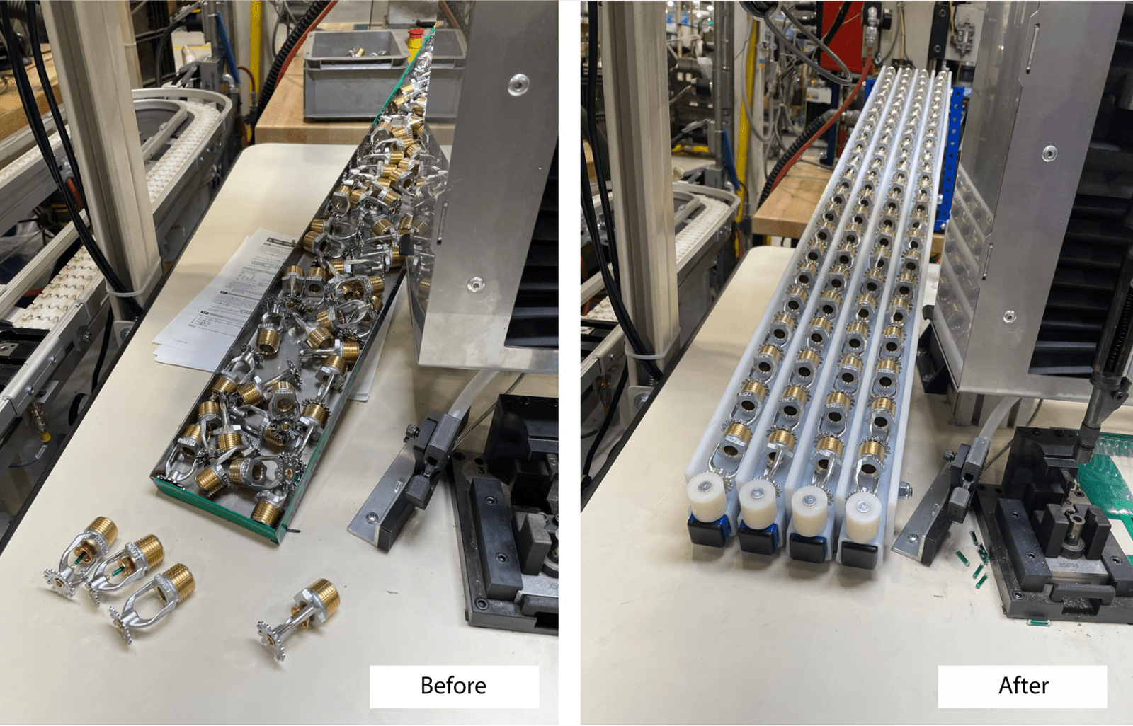 Lean Six Sigma Before and after at Johnson Controls Facility in Lubbock, Texas
