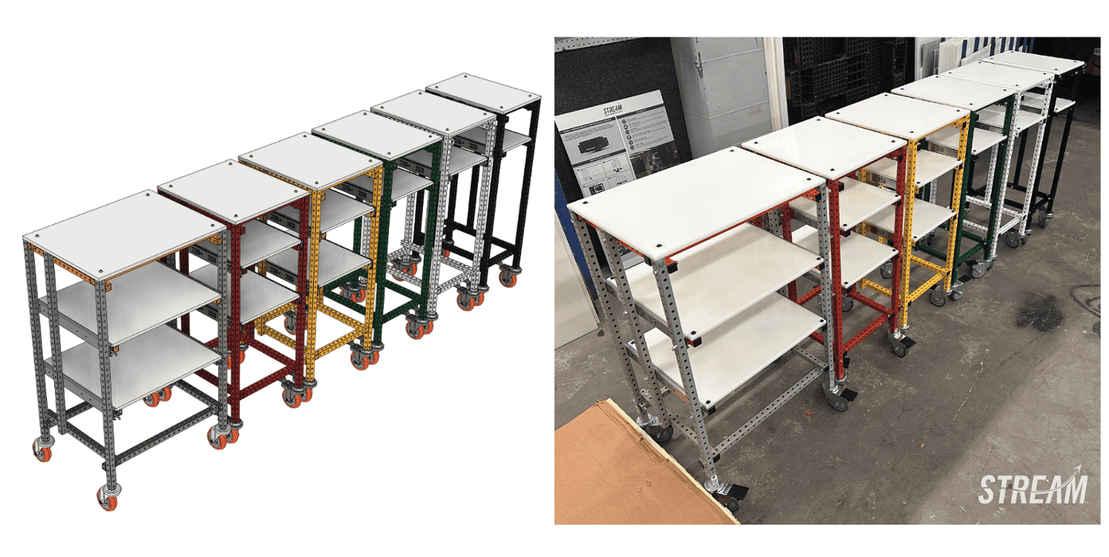 picking cart for material handlers