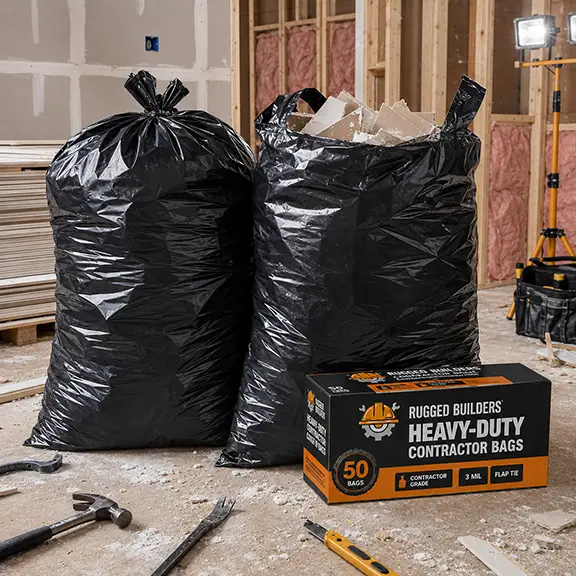 Contractor Bags -  20ct Flap Tie
