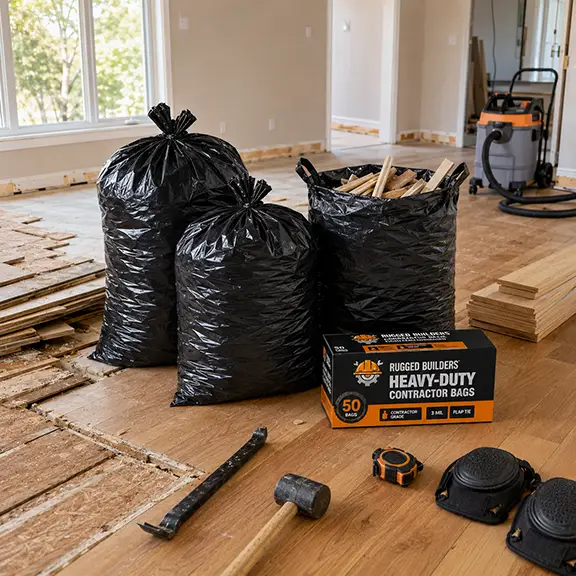 Contractor Bags -  20ct Flap Tie