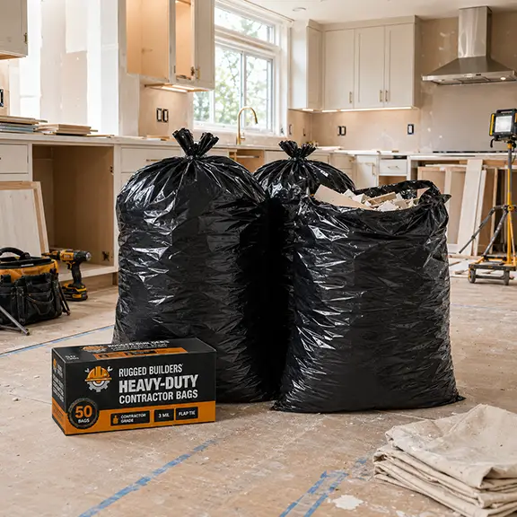 Contractor Bags -  20ct Flap Tie