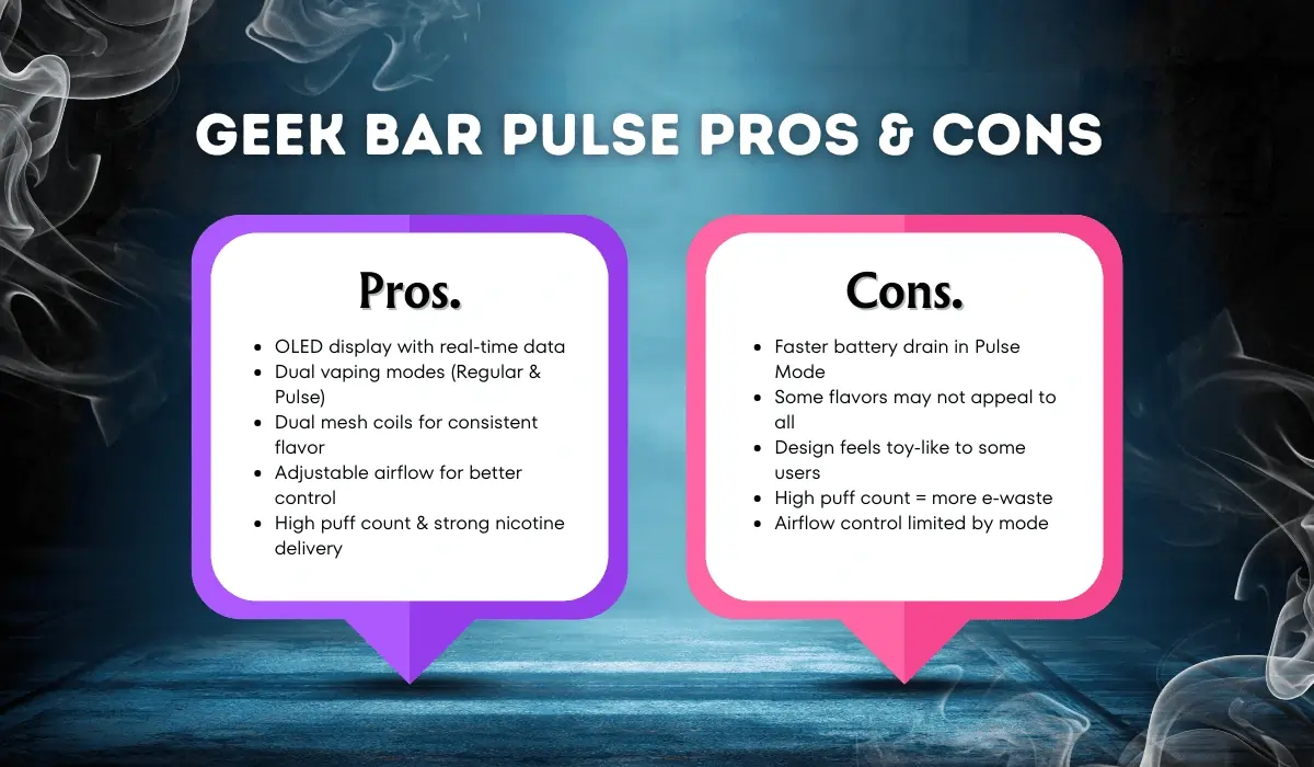 geek bar pros and cons geek bar pros and cons