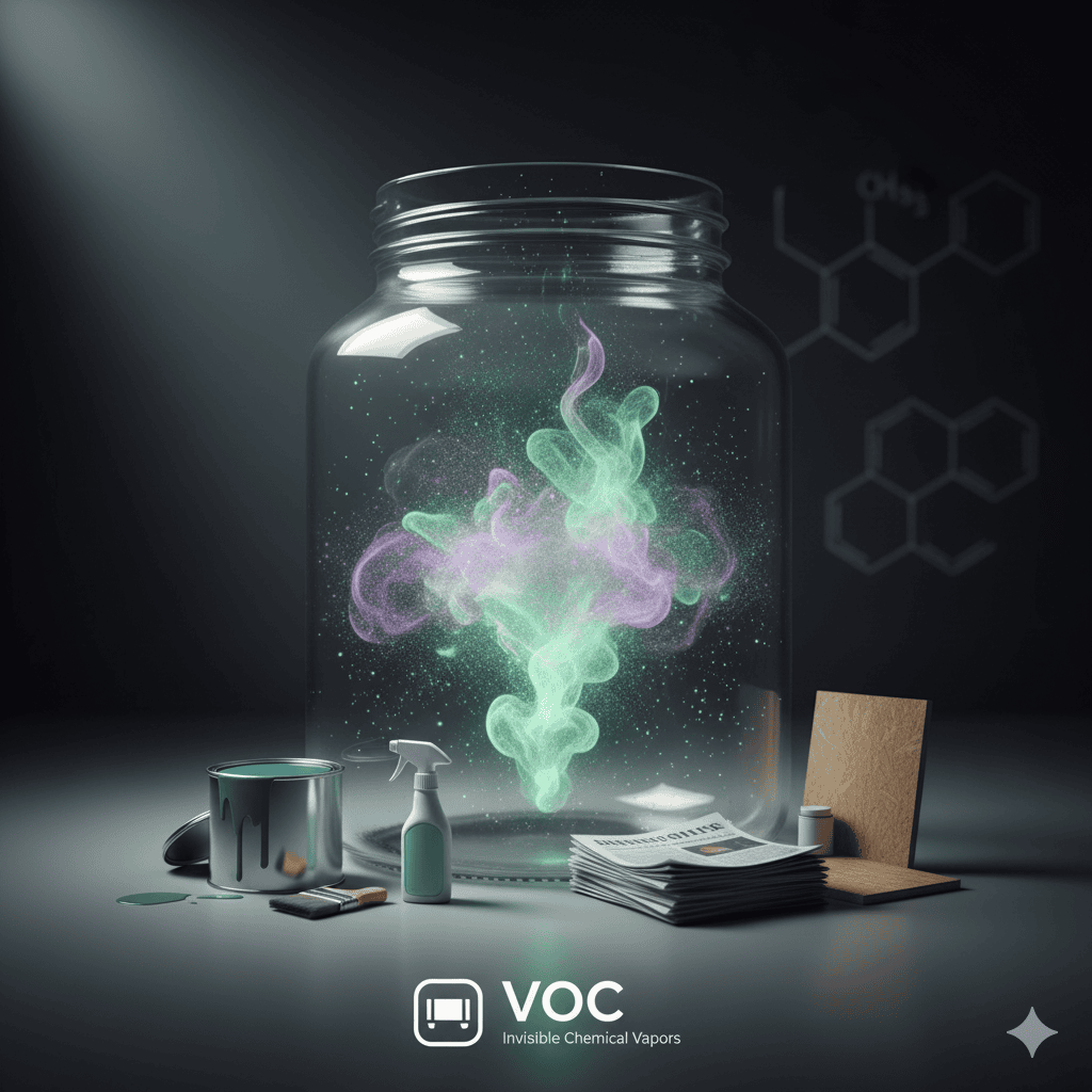 Volatile organic compound pollutants in air