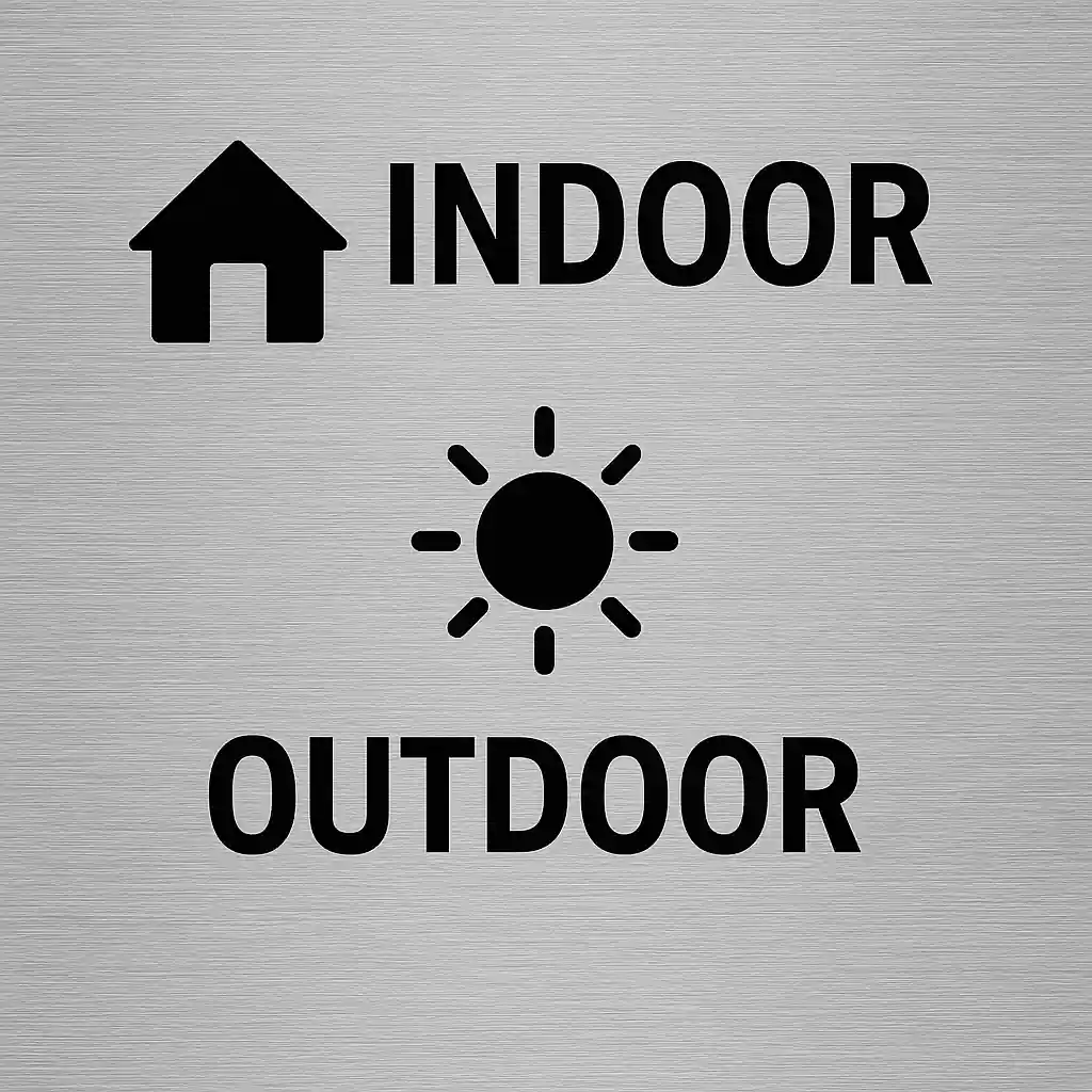 Suitable for indoor and outdoor use feature Suitable for indoor and outdoor use feature