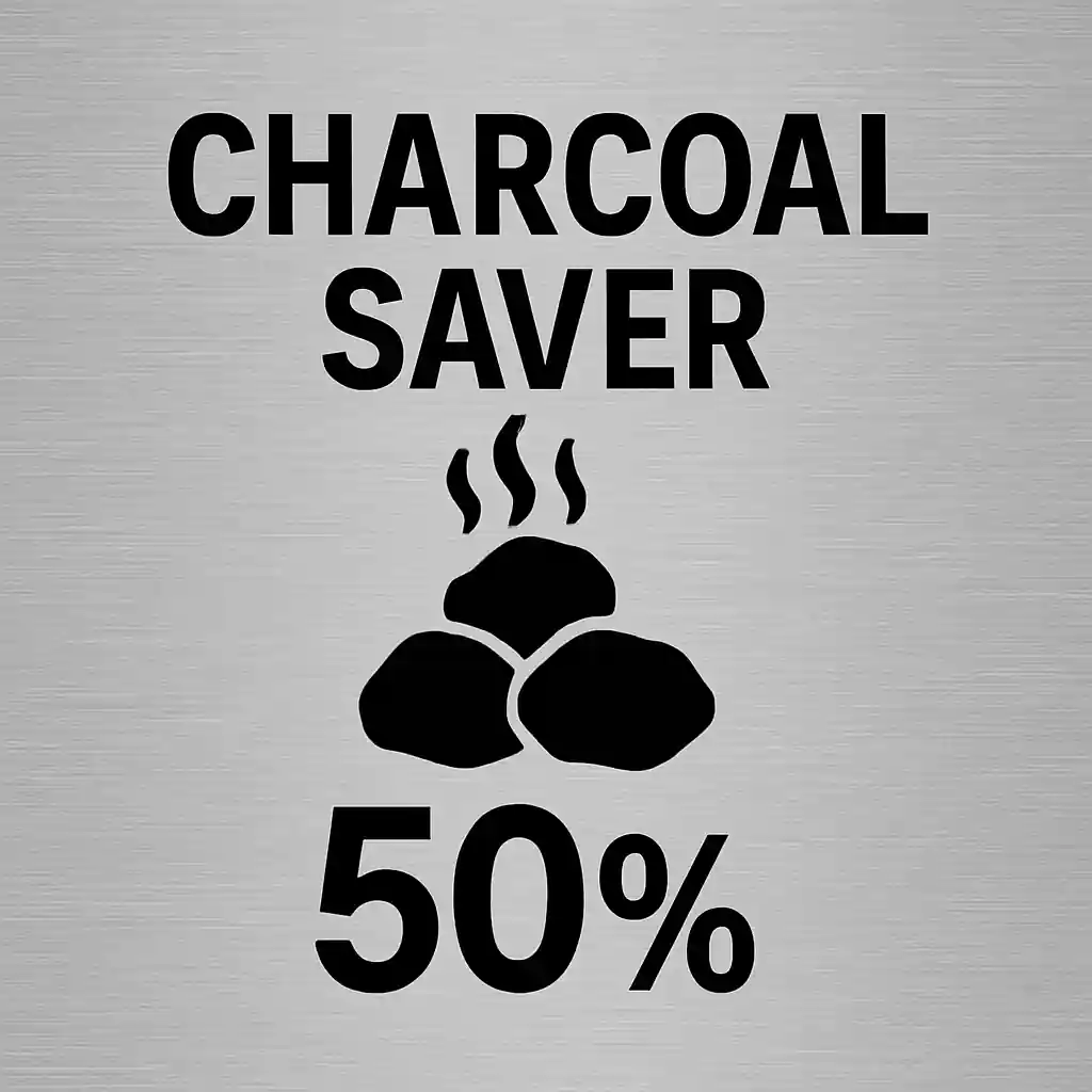 charcoal save by 50% feature  charcoal save by 50% feature