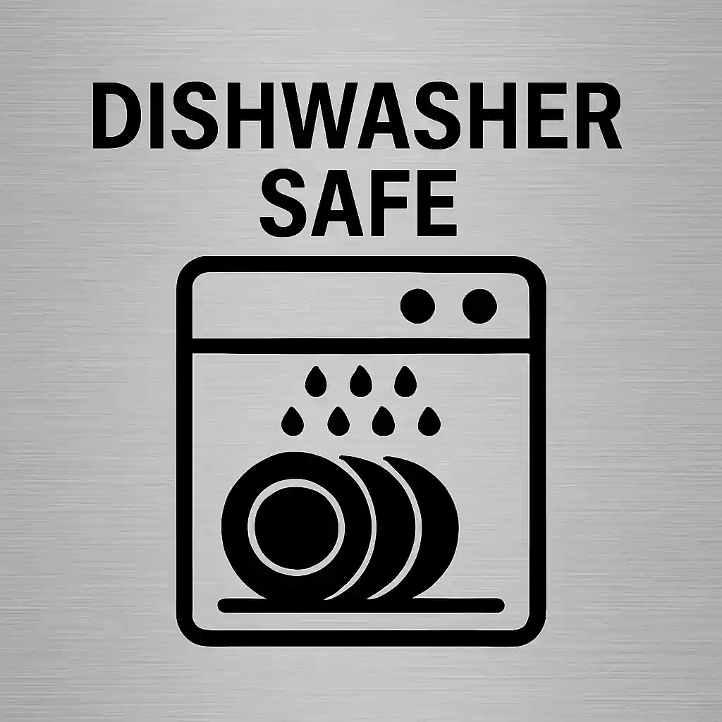 100% Dishwasher safe feature 100% Dishwasher safe feature