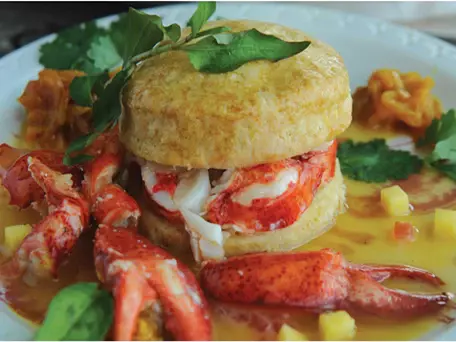 Lobster With Rum Vanilla Sauce