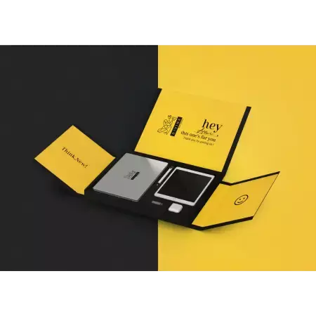 Premium paperboard boxes and sleeves for corporate gifting and event packaging