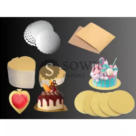 Gold Laminated Cake Base for Luxury Cake Packaging Gold Laminated Cake Base for Luxury Cake Packaging