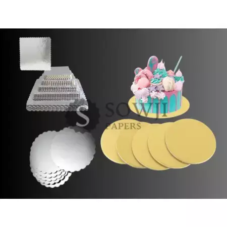 Silver Cake Boards for Professional Bakery Use