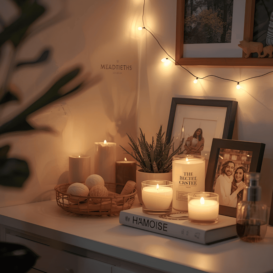 DIY Home Decors with Candles & Frames DIY Home Decors with Candles & Frames