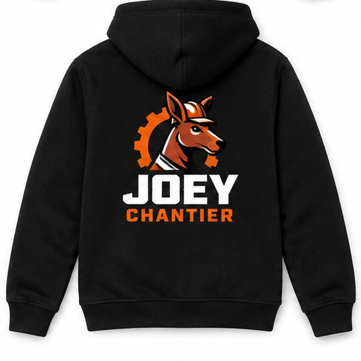 Hoodie personnalisé — vue de dos