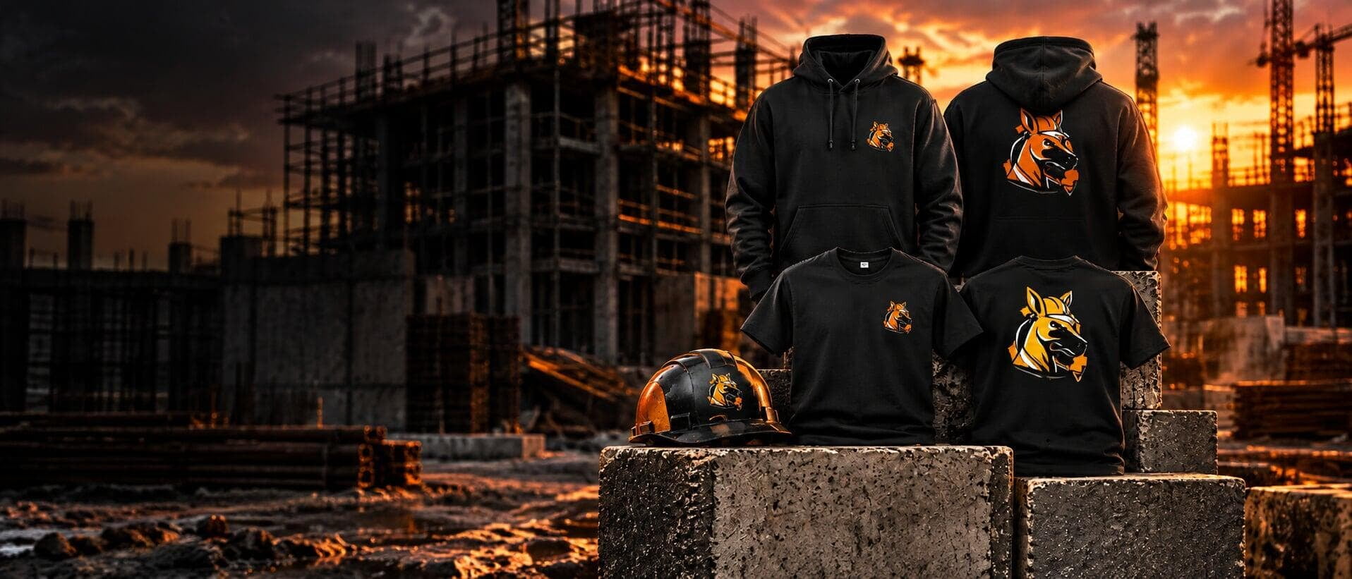 Kit Le Starter Chantier dans une ambiance de chantier