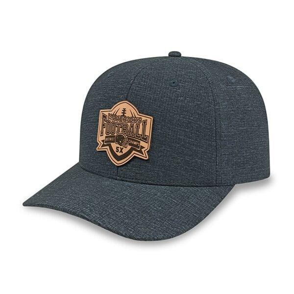 Laser Engraved Leather Patch Cap