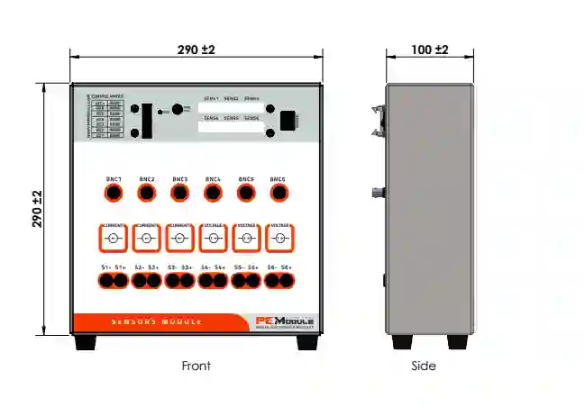 EDU Transducer Dimension
