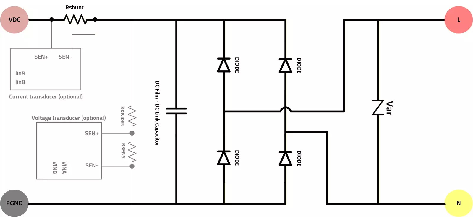 High Frequency Rectifier circuit schematic 