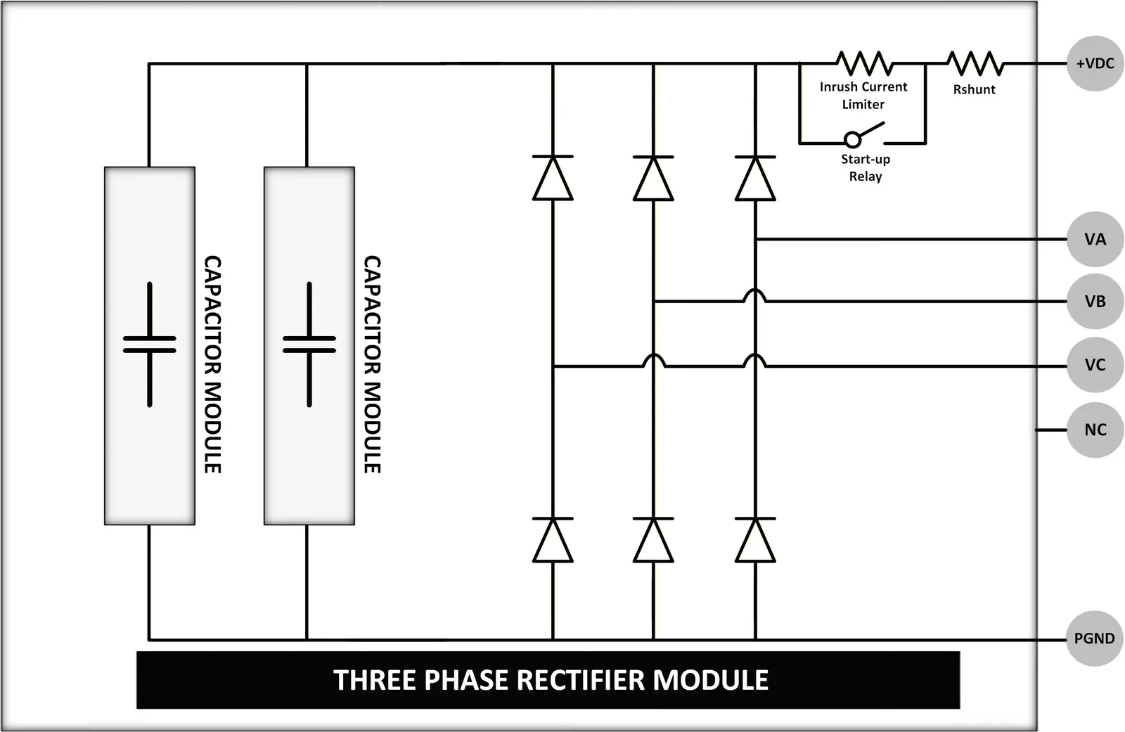 Rectifier circuit schematic Rectifier circuit schematic