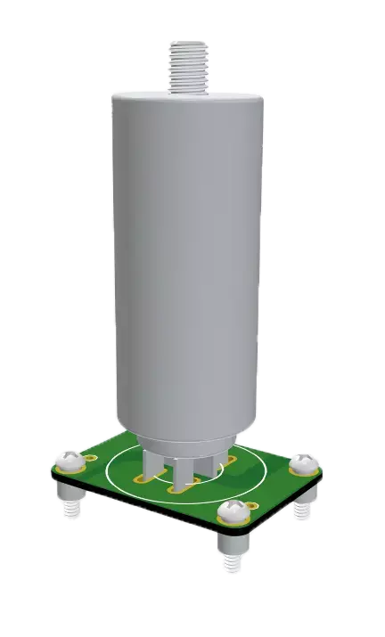 PLUGY AC film Capacitor 3D model 2 PLUGY AC film Capacitor 3D model 2