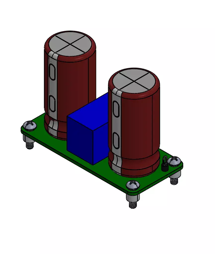 PEModule PLUGY Capacitor 3D Model PEModule PLUGY Capacitor 3D Model