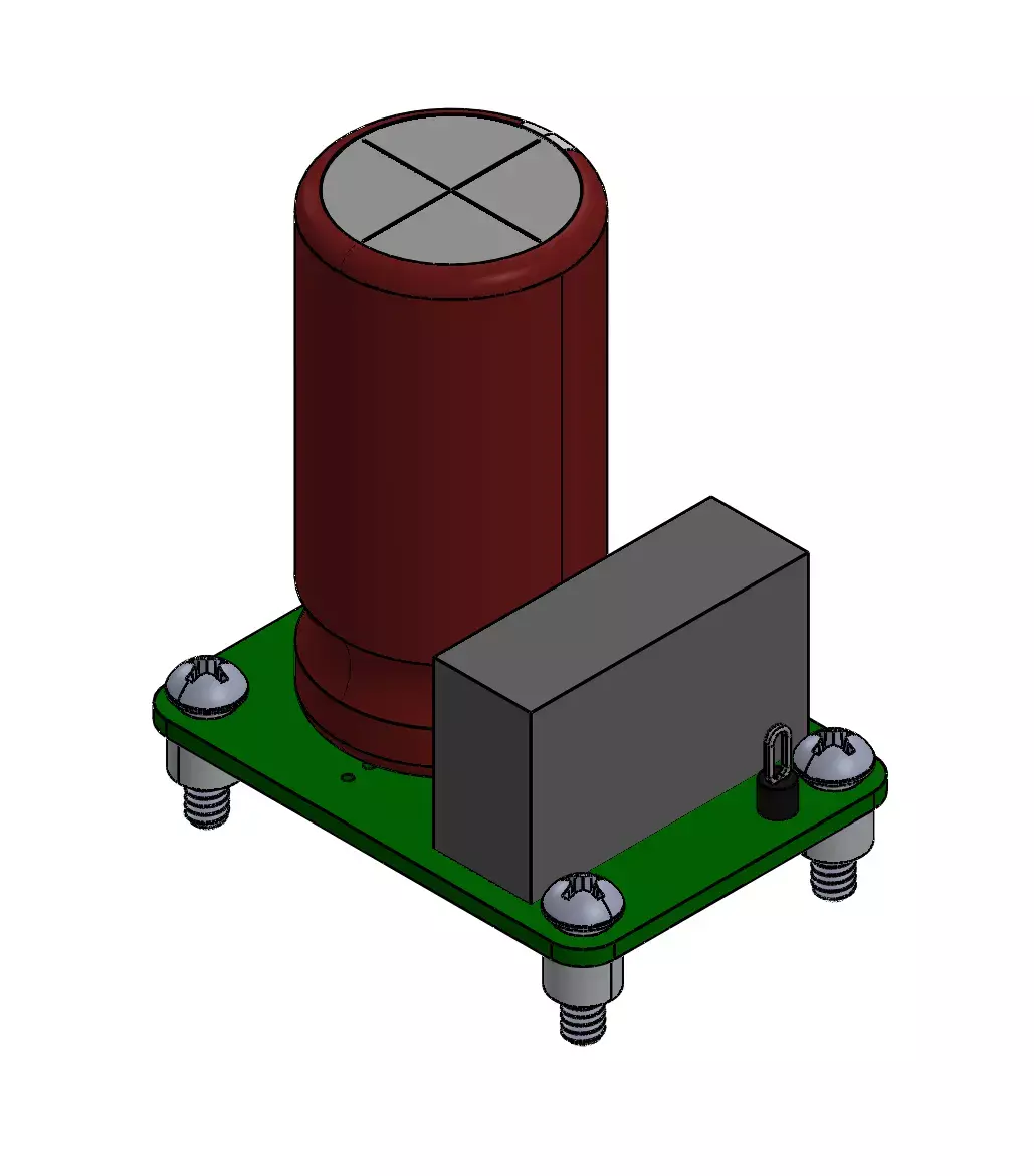 PEModule PLUGY Capacitor 3D Model PEModule PLUGY Capacitor 3D Model