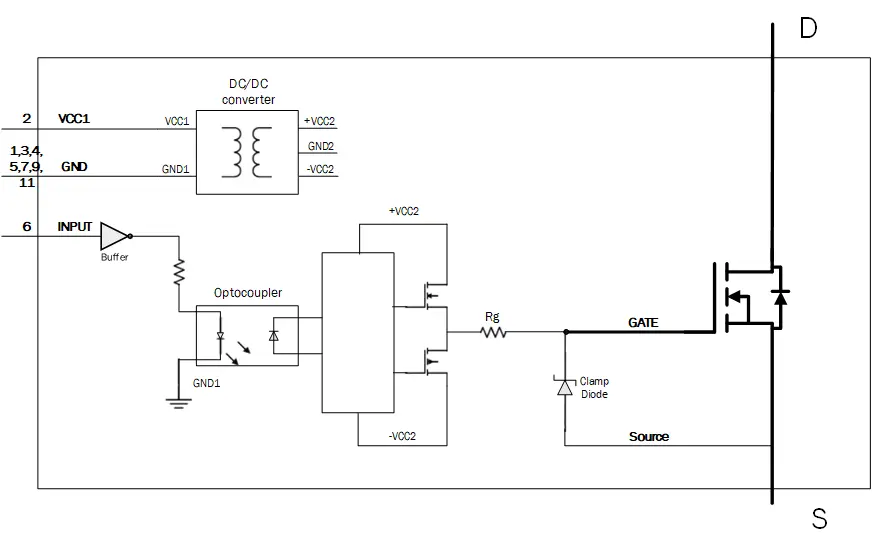 SIC MOSFET circuit schematic SIC MOSFET circuit schematic