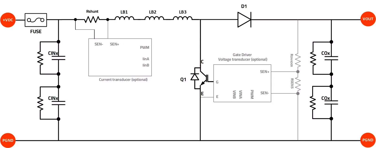 Boost converter Schematic Boost converter Schematic