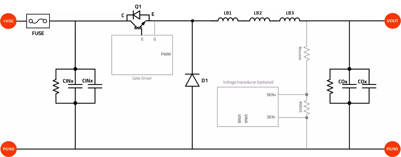 Buck converter Schematic Buck converter Schematic