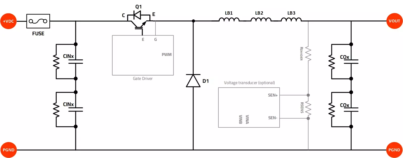 Buck converter Schematic Buck converter Schematic