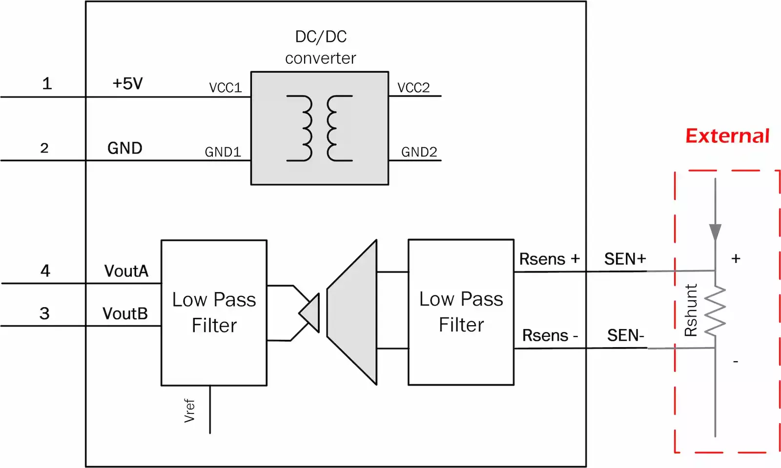 Current Transducer Schematic Current Transducer Schematic