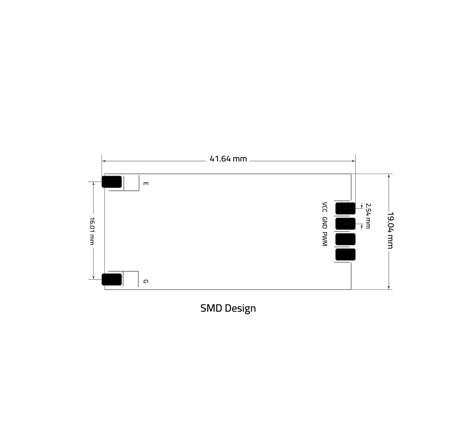 Gate Drive SMD Footprint