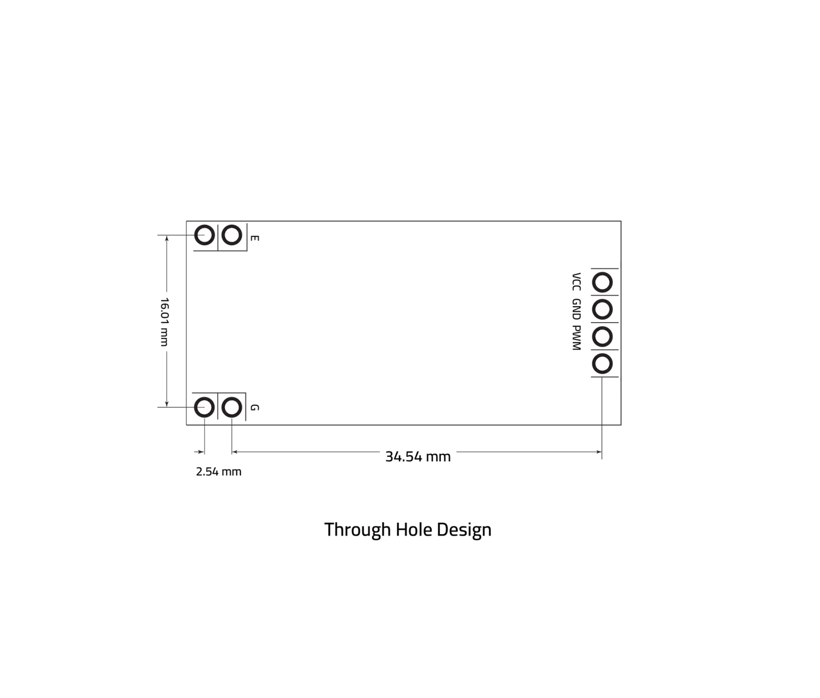 Gate drive THO footprint Gate drive THO footprint