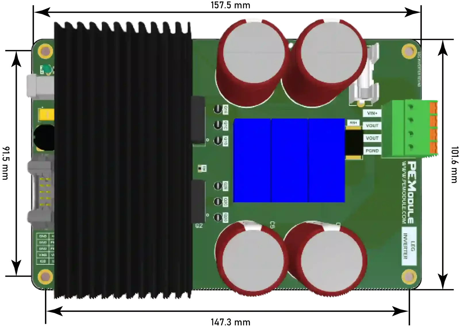PEModule PLUGY Discovery LEG Inverter  layout PEModule PLUGY Discovery LEG Inverter  layout