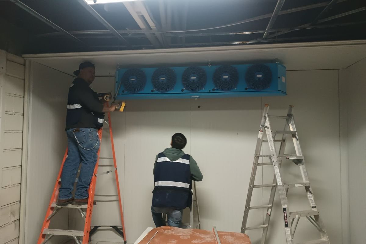 Evaporadora BOHN montada