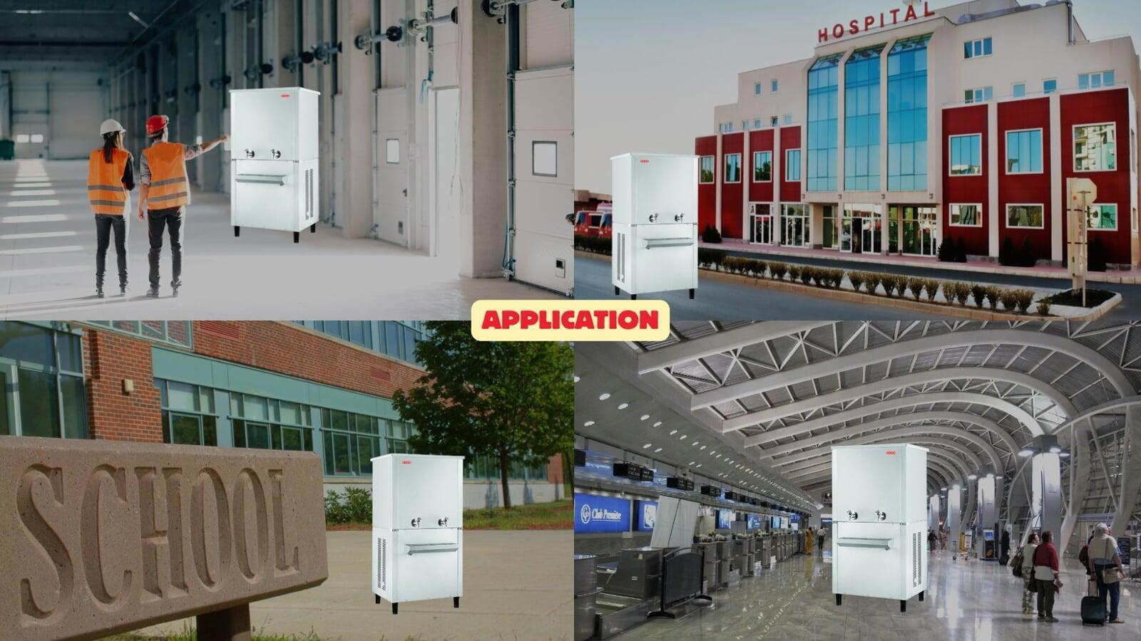 Application of stainless steel body of the Usha SS4080.