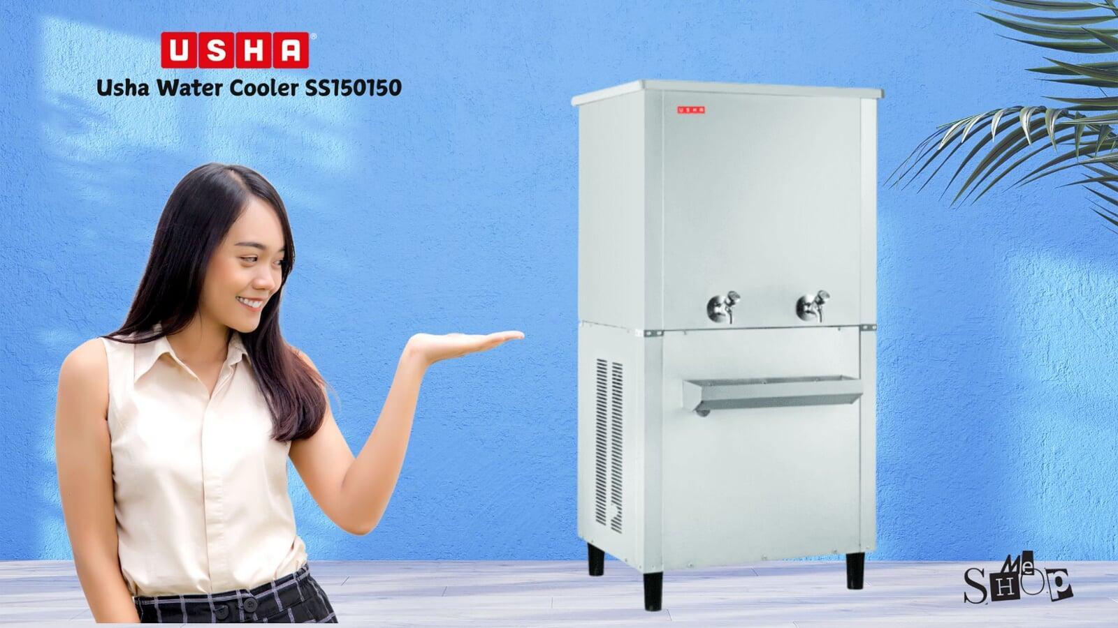 The durable stainless steel body of the Usha SS150150.