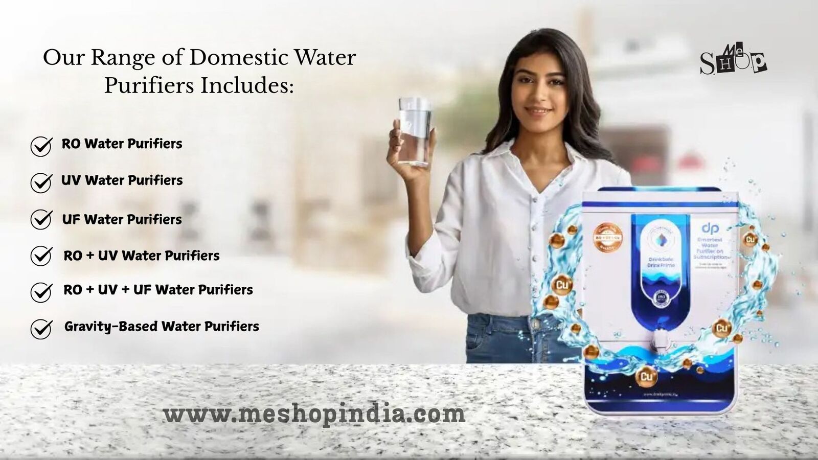 Our Range of Domestic Water Purifiers Includes