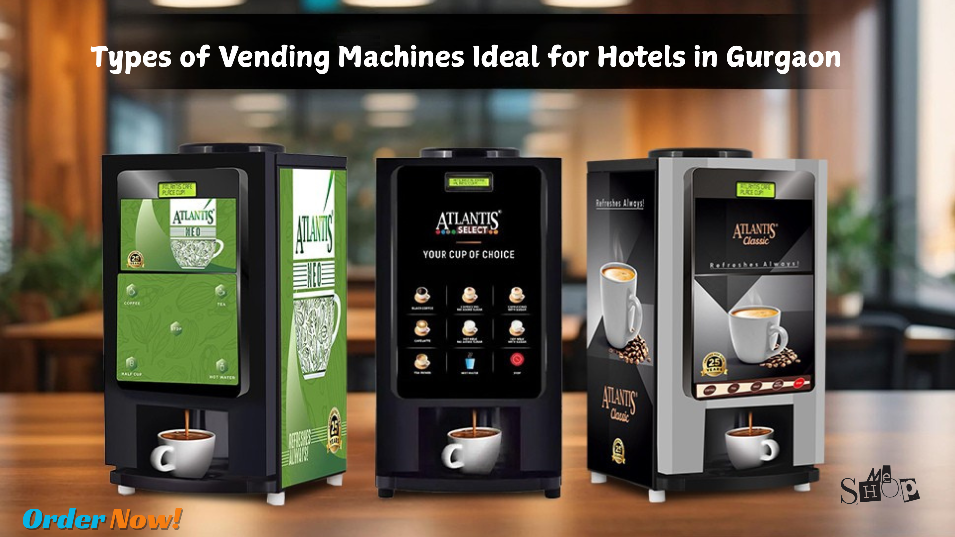 Types of Vending Machines Ideal for Hotels in Gurgaon