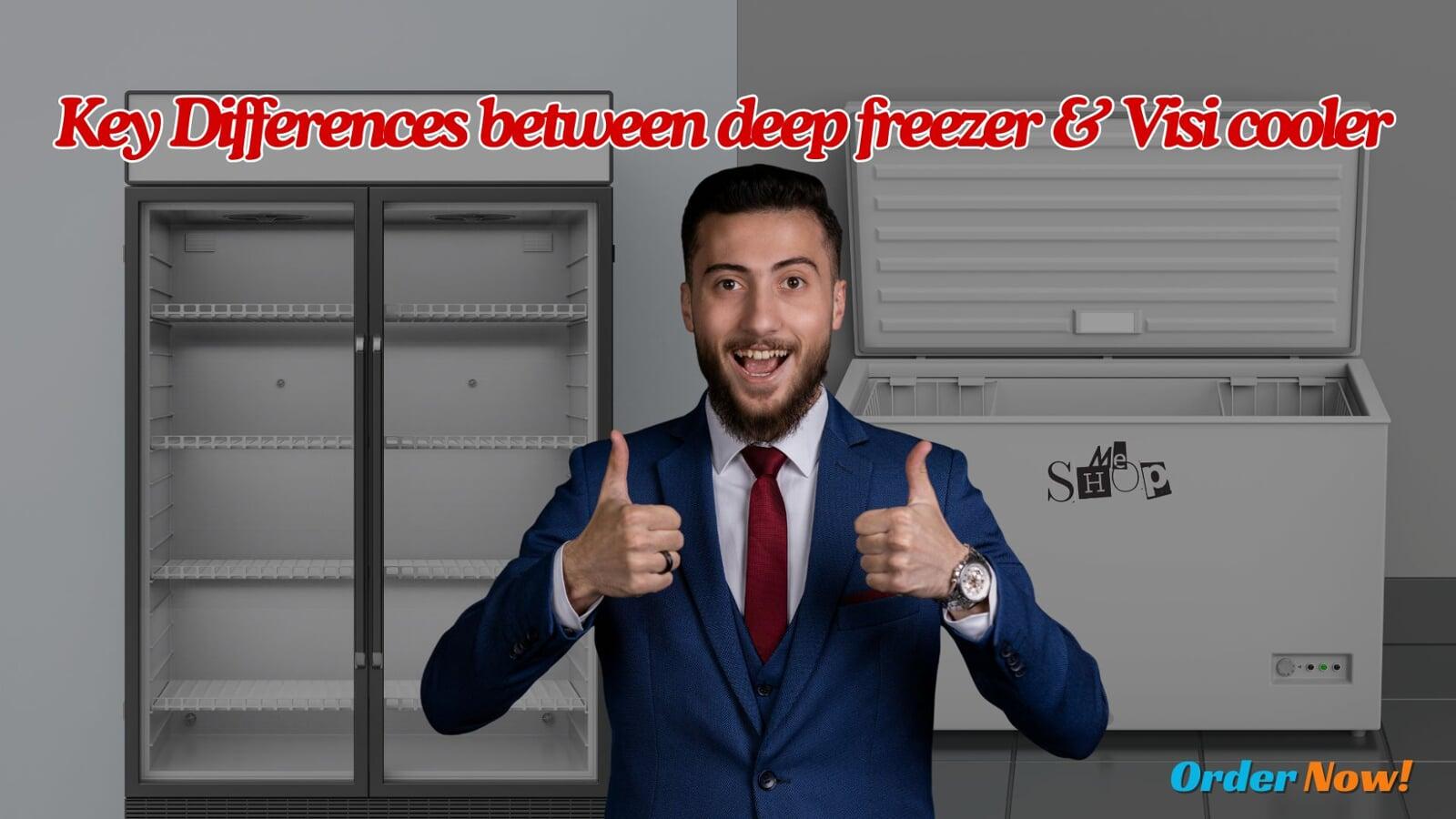 Key Differences between deep freezer & Visi cooler